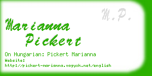 marianna pickert business card